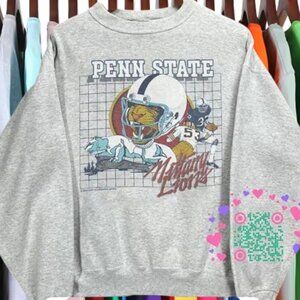 Vtg Penn State Nittany Lions Football Sweatshirt, Retro Penn State Shirt tee